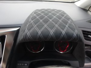 画像4: 30 アルファード/ヴェルファイア カスタムインテリア メーターフード　ダイヤカットスエード仕様 S-Cパッケージ/Z-Gエディション等 車検対応 