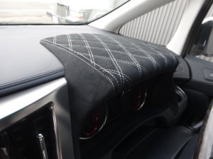 画像6: 30 アルファード/ヴェルファイア カスタムインテリア メーターフード　ダイヤカットスエード仕様 S-Cパッケージ/Z-Gエディション等 車検対応 