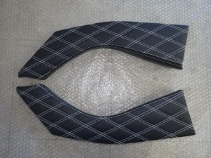 画像7: 30 アルファード/ヴェルファイア コンソールサイドパネル左右セット 純正レザー仕様 ダイヤカット カスタムインテリア S-Cパッケージ等 