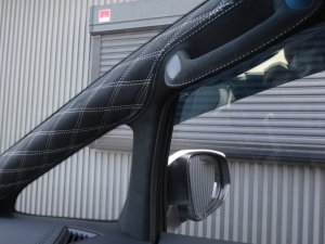 画像5: 30 アルファード/ヴェルファイア アルカンターラ仕様 ダイヤカット　スエード　内装張替えキット　6点セット価格　純正部品加工品