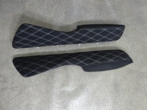 画像12: 30 アルファード/ヴェルファイア アルカンターラ仕様 ダイヤカット　スエード　内装張替えキット　6点セット価格　純正部品加工品